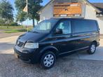 Volkswagen Transporter T5 2.5 TDI Aut. L1H1 DC 5-Pers Airco, Auto's, Bestelauto's, Gebruikt, Zwart, 2500 kg, Zwart