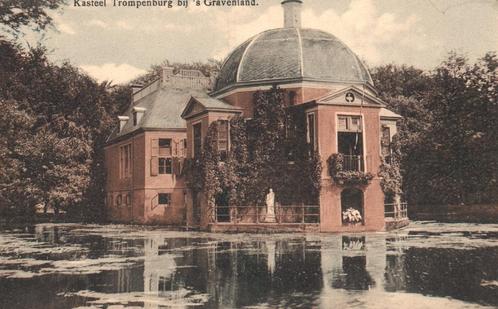 Kasteel Trompenburg bij 's Gravenland  129189, Verzamelen, Ansichtkaarten | Nederland, Ongelopen, Noord-Holland, Ophalen of Verzenden