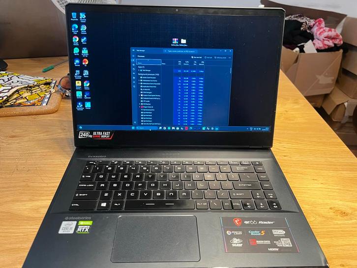 MSI Gaming Laptop i9 RTX 2070 Super, Computers en Software, Windows Laptops, Gebruikt, 15 inch, SSD, 4 Ghz of meer, 64 GB of meer