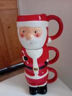 3 stapelbare kerstmokken, Diversen, Kerst, Ophalen, Nieuw