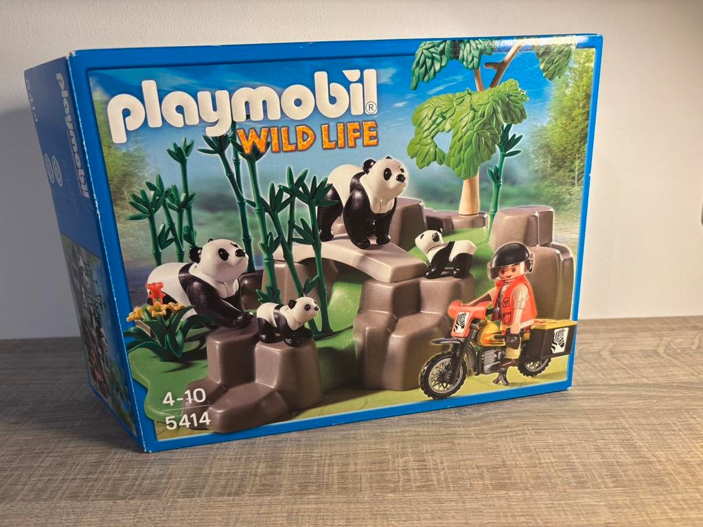Playmobil 5414: Pandafamilie in bamboebos, Ophalen of Verzenden, Zo goed als nieuw, Complete set
