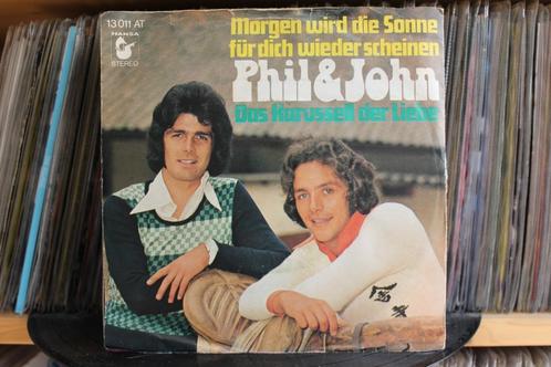 7" Single Phil & John - Morgen Wird Die Sonne Für Dich Wiede, Cd's en Dvd's, Vinyl Singles, Gebruikt, Single, Pop, 7 inch, Ophalen of Verzenden