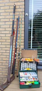 Vishengels o.a Werphengels,1Shakespeare hengel 9,5 m, Watersport en Boten, Hengelsport | Algemeen, Ophalen, Gebruikt, Kunstaas