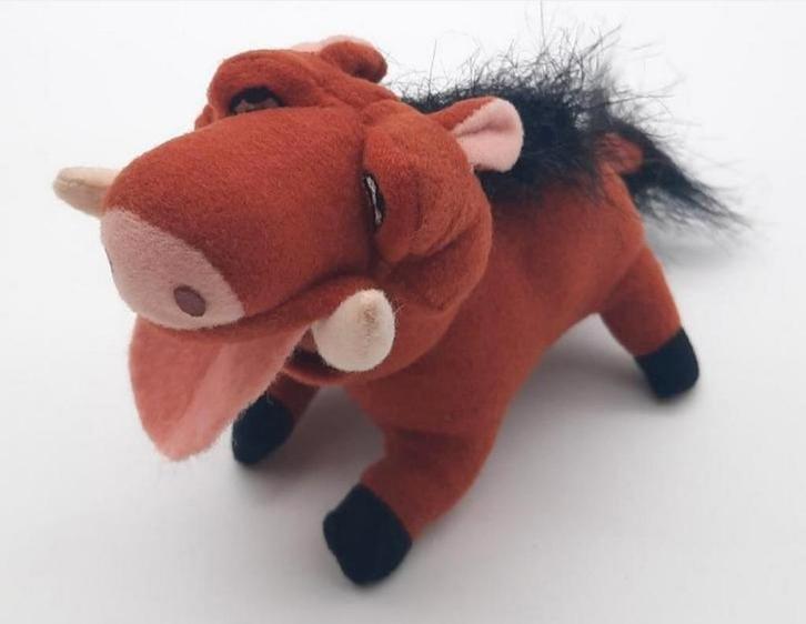 Lion King Disney Pumbaa knuffel promotie uitgave BVHE, Verzamelen, Disney, Zo goed als nieuw, Knuffel, Leeuwenkoning of Jungle Boek
