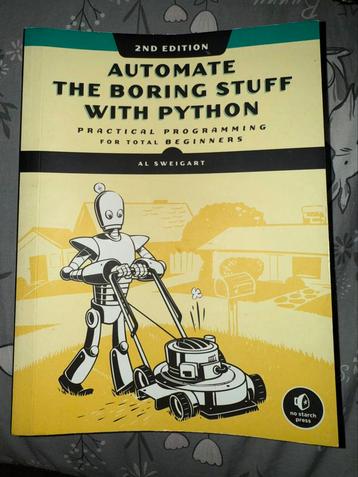 Automate The Boring Stuff With Python – 2e editie (Engels) beschikbaar voor biedingen