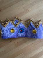 Leuke kroon paars velours voor kinderen met diamanten, Ophalen of Verzenden, Zo goed als nieuw, Jongen of Meisje
