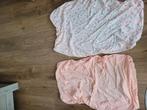 3 hoeslaken +1 lakentje, Kinderen en Baby's, Kinderkamer | Beddengoed, Ophalen, Gebruikt, Jongetje of Meisje, Wit