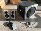 Logitech Z2300 broken (subwoofer works), Computers en Software, Pc speakers, Ophalen, Niet werkend, Audiokanaal 2.1, Logitech