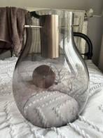 Hanglamp grijs rookglas, Ophalen of Verzenden, Zo goed als nieuw, Glas, Minder dan 50 cm