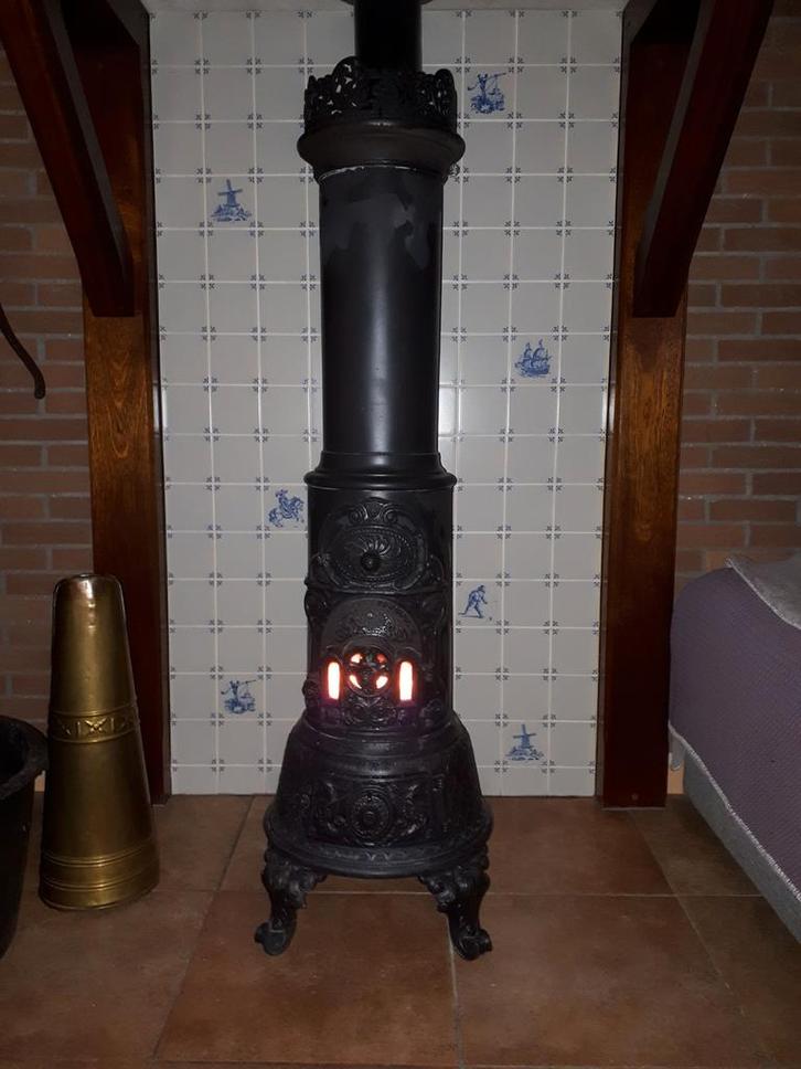 Antieke Deense Allesbrander, Huis en Inrichting, Kachels, Houtkachel, Hout, Ophalen