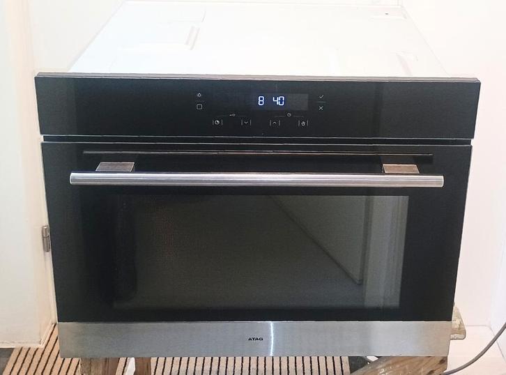 Atag inbouw combimagnetron met hetelucht CX14411A Bj 5-2019, Witgoed en Apparatuur, Magnetrons, Gebruikt, Inbouw, Combimagnetron