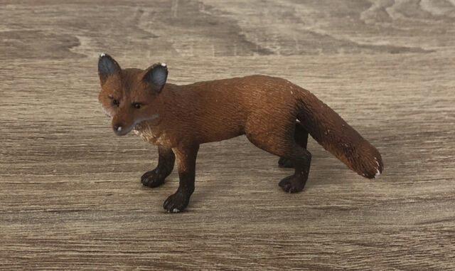 Schleich 14648 vos, dierfiguur, Verzamelen, Dierenverzamelingen, Gebruikt, Beeldje of Figuurtje, Wild dier, Ophalen of Verzenden