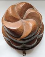 Antieke grote rood koperen cake/puddingvorm tulband, Ophalen of Verzenden