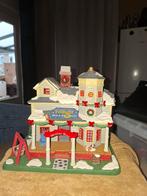 Lemax huisje met rokende schoorsteen, Ophalen of Verzenden, Gebruikt