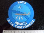 sticker nato awacs e-3a component logo otan leger army, Verzamelen, Stickers, Verzenden, Zo goed als nieuw, Bedrijf of Vereniging