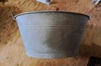 Oude zinken teil - 70x50x35 cm, Ophalen, Gebruikt, Zink, Met handgreep
