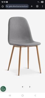 4 Jysk Jonstrup Stoelen, Huis en Inrichting, Stoelen, Ophalen, Scandinavisch, Zo goed als nieuw, Metaal