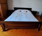 Complete slaapkamer massief eiken, Ophalen, Zo goed als nieuw, Tweepersoons