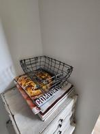 Metalen Draadmandje - 27x19x13 cm, Huis en Inrichting, Overige materialen, Gebruikt, Mand, Ophalen of Verzenden