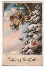 Gelukkig Kerstfeest 1951, Verzamelen, Ansichtkaarten | Themakaarten, Ophalen, 1940 tot 1960, Gelopen, Feest(dag)