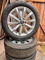 Vw passat London velgen 5x112 met zomerbanden 215/55/17, Ophalen, Banden en Velgen, 17 inch, Personenwagen