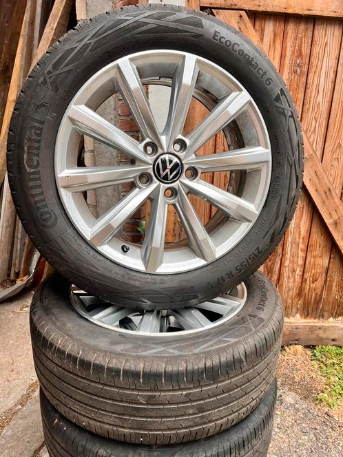 Vw passat London velgen 5x112 met zomerbanden 215/55/17, Auto-onderdelen, Banden en Velgen, Banden en Velgen, Zomerbanden, 17 inch
