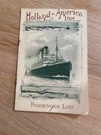 Holland america line, Verzamelen, Ophalen of Verzenden, Gebruikt, Kaart, Foto of Prent