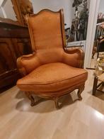 Franse driepoot  Fauteuil., Huis en Inrichting, Ophalen, Hout, Gebruikt, Frans