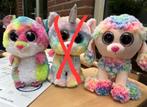 2 knuffels ty beanie, Kinderen en Baby's, Speelgoed | Knuffels en Pluche, Ophalen of Verzenden, Zo goed als nieuw, Overige typen