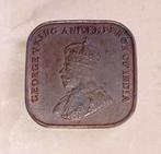 1920 Straits Settlements 1 Cent, Ophalen of Verzenden, 1 cent, Losse munt