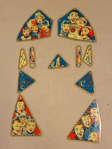 Gottlieb Sing Along Plastics 1967 - Komplete set beschikbaar voor biedingen