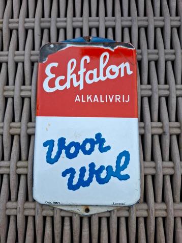 ECHFALON ALKALIVRIJ. deurpostje geëmailleerd  beschikbaar voor biedingen