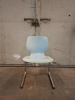 Vintage Kusch & Co Flötotto sledestoel jaren 80 3x prijs p/s, Ophalen, Gebruikt, Blauw, Vintage mid-century modern