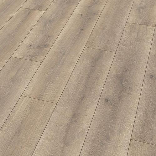Aqua Laminaat 8mm laminaat Licht Bruin Grijs Eiken k2732, Huis en Inrichting, Stoffering | Vloerbedekking, Nieuw, Laminaat, Wit