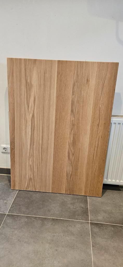 Massief eiken tafelblad (106x78x3), Huis en Inrichting, Tafels | Eettafels, Nieuw, 50 tot 100 cm, 200 cm of meer, Vijf personen of meer