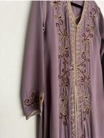 Marokkaanse jurk kaftan takchita  maat L/XL, Overige typen, Blauw, Maat 46/48 (XL) of groter, Ophalen of Verzenden