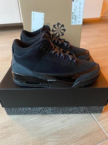 Jordan 3 Retro Black Cat (2025) beschikbaar voor biedingen