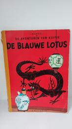 Kuifje - De blauwe lotus stripboek, Ophalen of Verzenden, Zo goed als nieuw