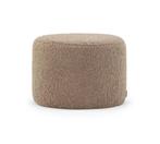 Poef No. 9 Kleur: Glore Mole Sofacompany hocker, Ophalen, Minder dan 50 cm, Rond, Nieuw