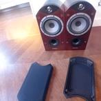 tannoy eyris 1 walnut, Ophalen of Verzenden, Gebruikt, Front, Rear of Stereo speakers, Overige merken