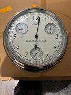 Riviera Maison world cities klok, Ophalen, Zo goed als nieuw, Wandklok