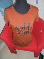 Bruin shirt merk HER maat M, HER, Maat 38/40 (M), Ophalen of Verzenden, Bruin