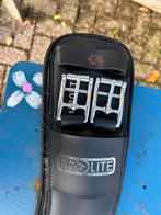 Singel prolite 60 zwart anatomisch, Dieren en Toebehoren, Paarden en Pony's | Hoofdstellen en Tuigage, Ophalen of Verzenden, Gebruikt