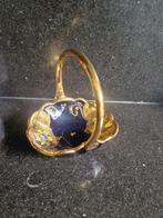 Vintage Murano Kobaltblauwe Mand - 18K Goud, Antiek en Kunst, Antiek | Glas en Kristal, Ophalen of Verzenden