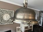 Prachtige zware hanglamp (patrijspoort)50 cm staal izgs, Huis en Inrichting, Lampen | Hanglampen, Ophalen, Zo goed als nieuw, 50 tot 75 cm