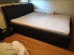 Gratis 2-persoons bed - Zelf ophalen, Ophalen, Gebruikt, 90 cm, Zwart