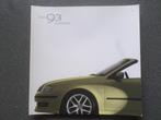 Saab 9³ 93 Cabrio 2005 Brochure, Boeken, Auto's | Folders en Tijdschriften, Gelezen, Overige merken, Verzenden