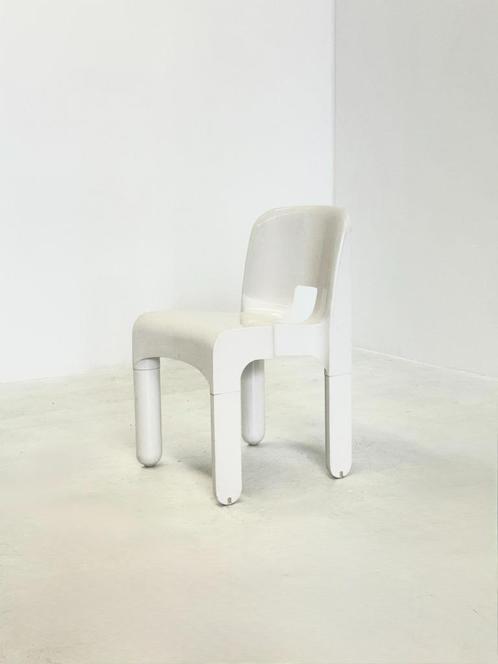 Joe Colombo Universal stoel 4867 voor Kartell, Huis en Inrichting, Stoelen, Zo goed als nieuw, Eén, Kunststof, Wit, Ophalen