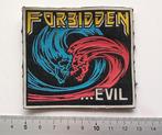 Forbidden  mooie zeldzame Evil vintage 80s rubber patch rp11, Verzenden, Nieuw, Kleding