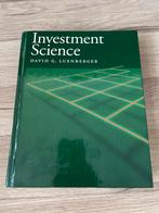 Investment Science - David G. Luenberger, Boeken, Ophalen of Verzenden, Zo goed als nieuw, Geld en Beleggen